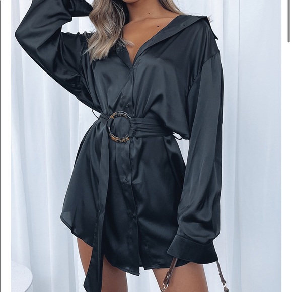 White Fox Island Dream Shirt Dress - Picture 4 of 7